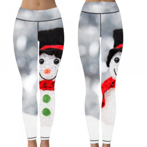 Empowerment Pants by Mellymoo | Snowman Christmas Leggings