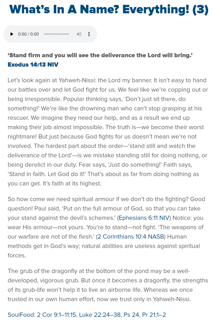 Stand Firm and you will see the deliverance the Lord will bring: Exodus 14:13 - This is how I fight my battles.