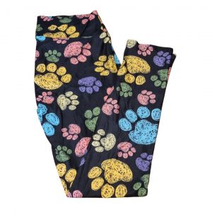 Colourful Paws Brushed Polyester Leggings